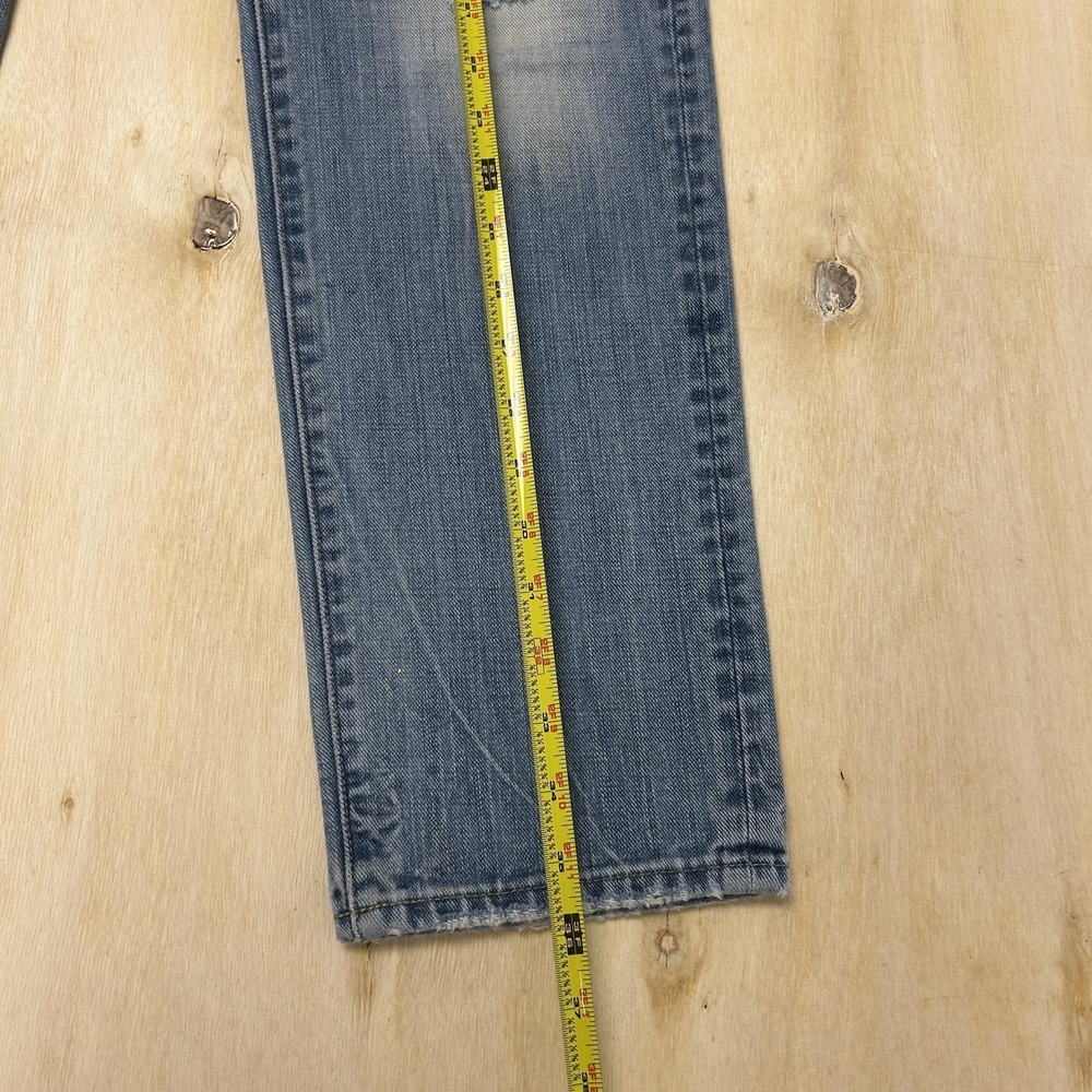 American Eagle Outfitters Jeans Mens 30x30 Medium Wash Denim Straight Distressed - Picture 9 of 11